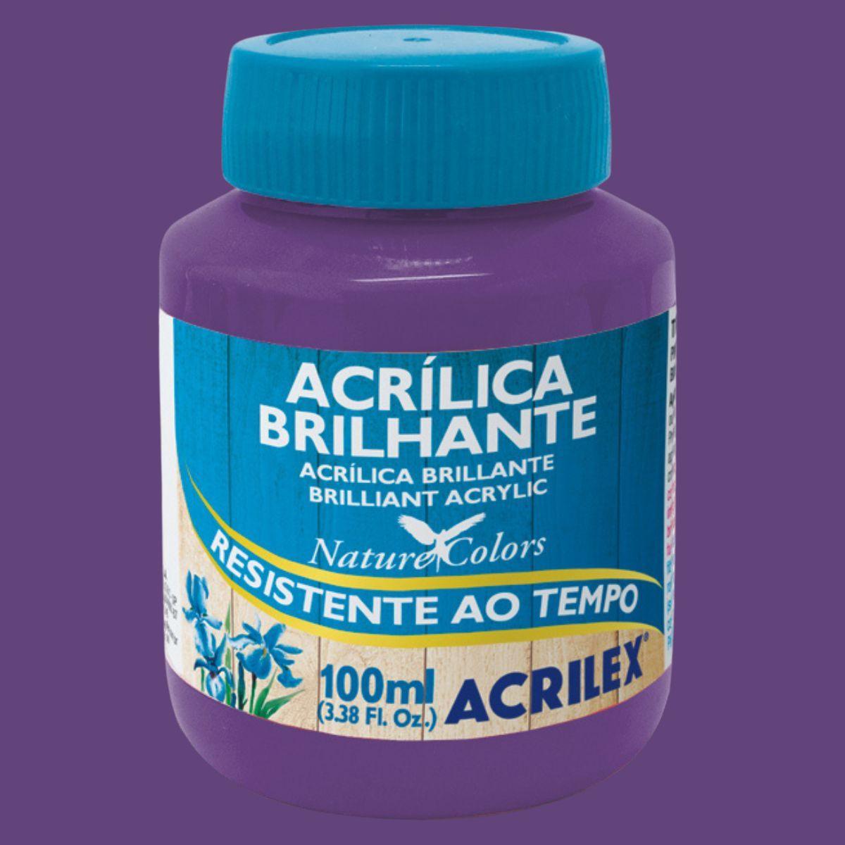 Tinta Acrílica Brilhante Acrilex 100ml Nature Colors Resistente ao Tempo - Palácio da Arte