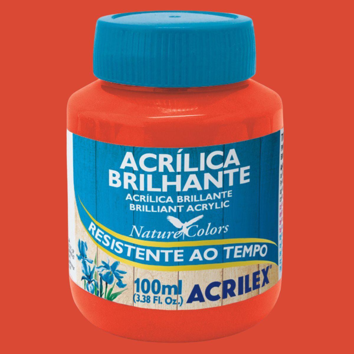 Tinta Acrílica Brilhante Acrilex 100ml Nature Colors Resistente ao Tempo - Palácio da Arte