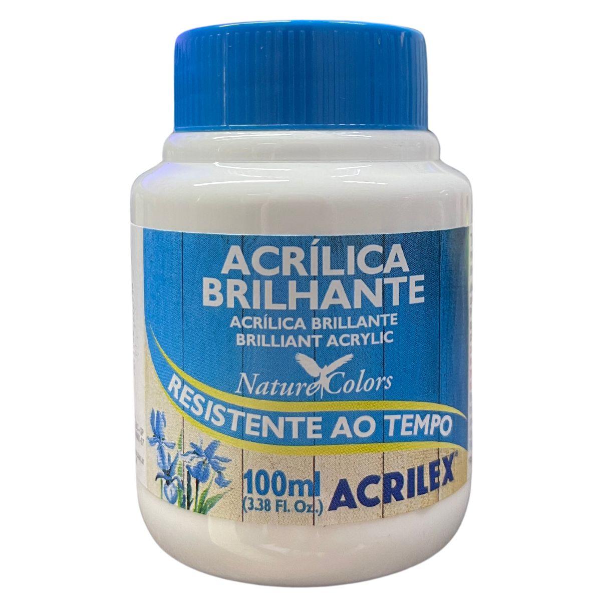 Tinta Acrílica Brilhante Acrilex 100ml Nature Colors Resistente ao Tempo - Palácio da Arte