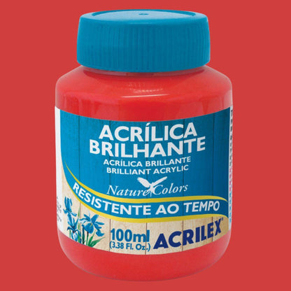 Tinta Acrílica Brilhante Acrilex 100ml Nature Colors Resistente ao Tempo - Palácio da Arte