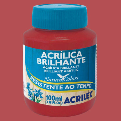 Tinta Acrílica Brilhante Acrilex 100ml Nature Colors Resistente ao Tempo - Palácio da Arte