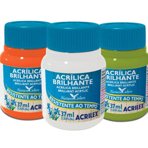 Tinta Acrílica Brilhante Acrilex 37ml Nature Colors Resistente ao Tempo - Palácio da Arte
