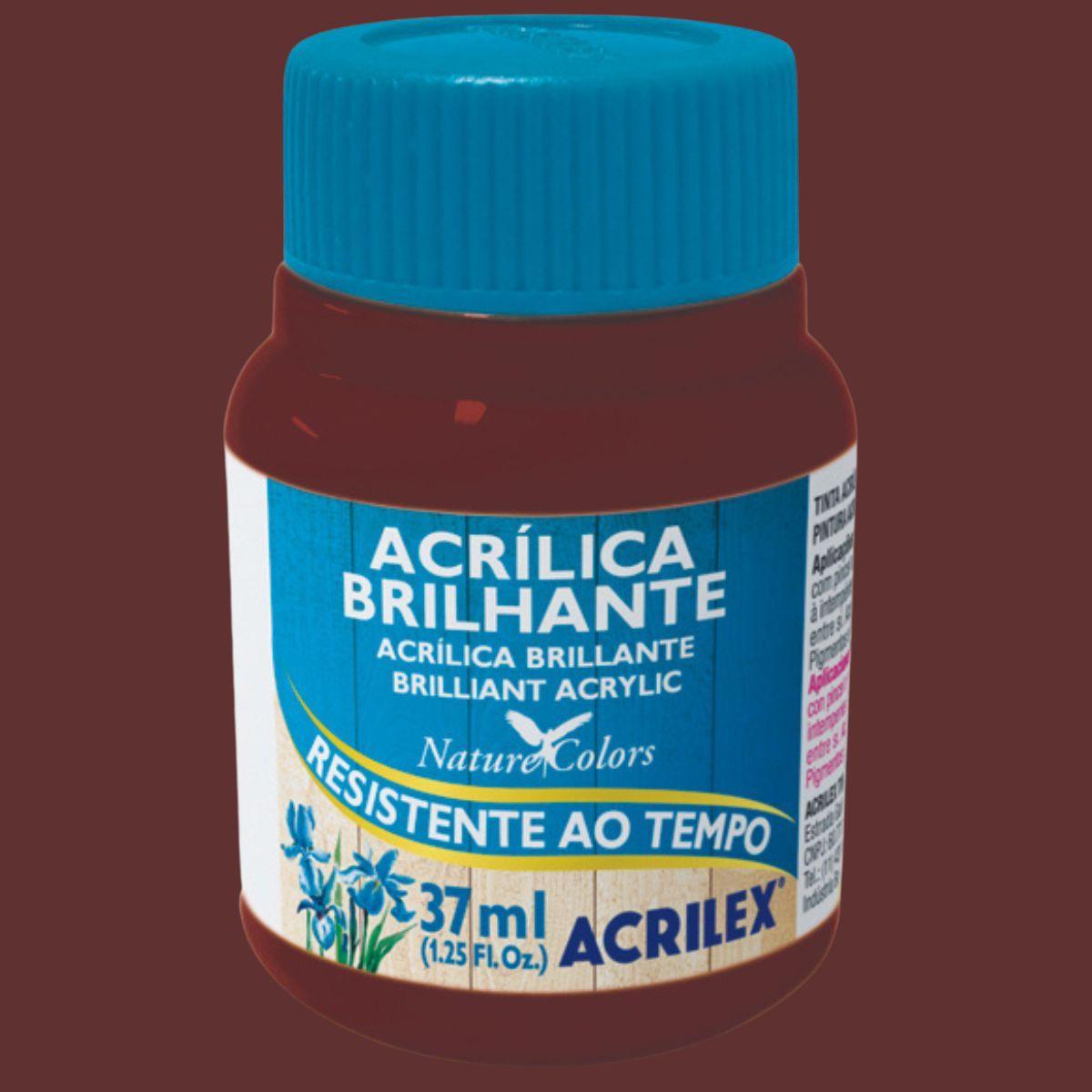 Tinta Acrílica Brilhante Acrilex 37ml Nature Colors Resistente ao Tempo - Palácio da Arte