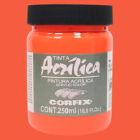 Tinta Acrílica Corfix 250ml Fluorescente - Palácio da Arte