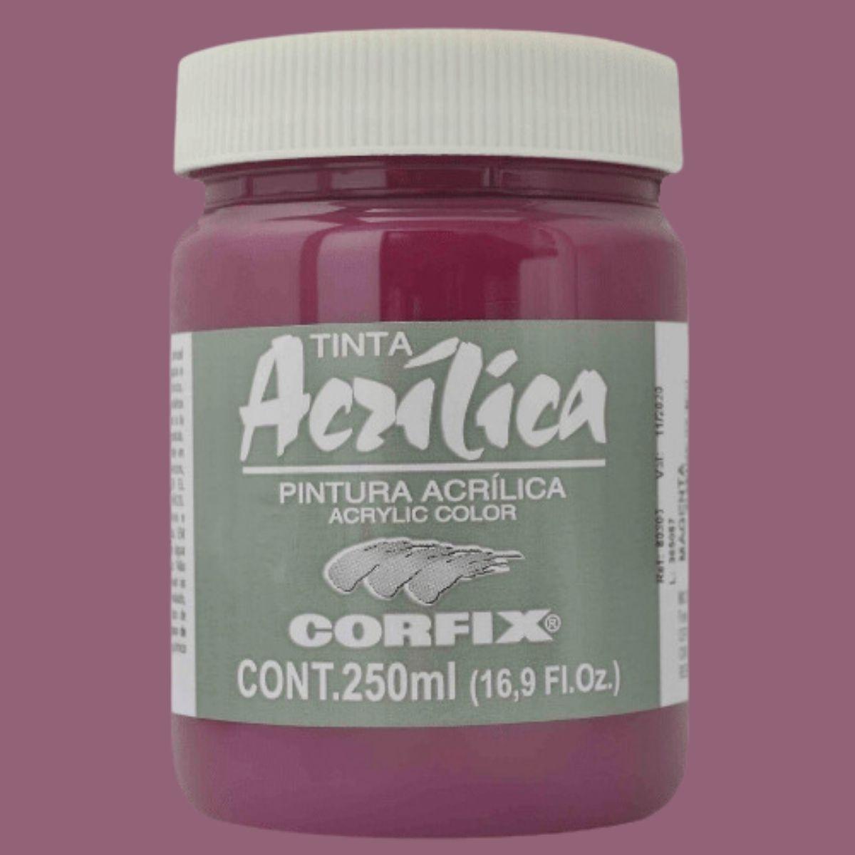 Tinta Acrílica Corfix 250ml Grupo II - Palácio da Arte