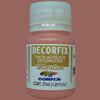 Tinta Acrílica Decorfix Corfix 37ml Metálica - Rosa