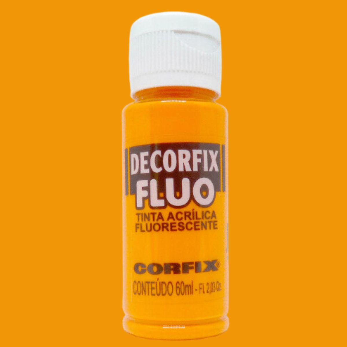 Tinta Acrílica Decorfix Corfix 60ml Fluorescente - Palácio da Arte