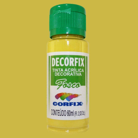 Tinta Acrílica Decorfix Corfix 60ml Fosca - Palácio da Arte