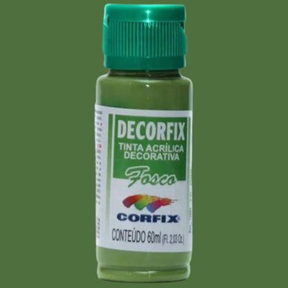 Tinta Acrílica Decorfix Corfix 60ml Fosca - Palácio da Arte