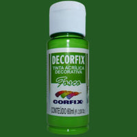 Tinta Acrílica Decorfix Corfix 60ml Fosca Tons de Verde - Palácio da Arte