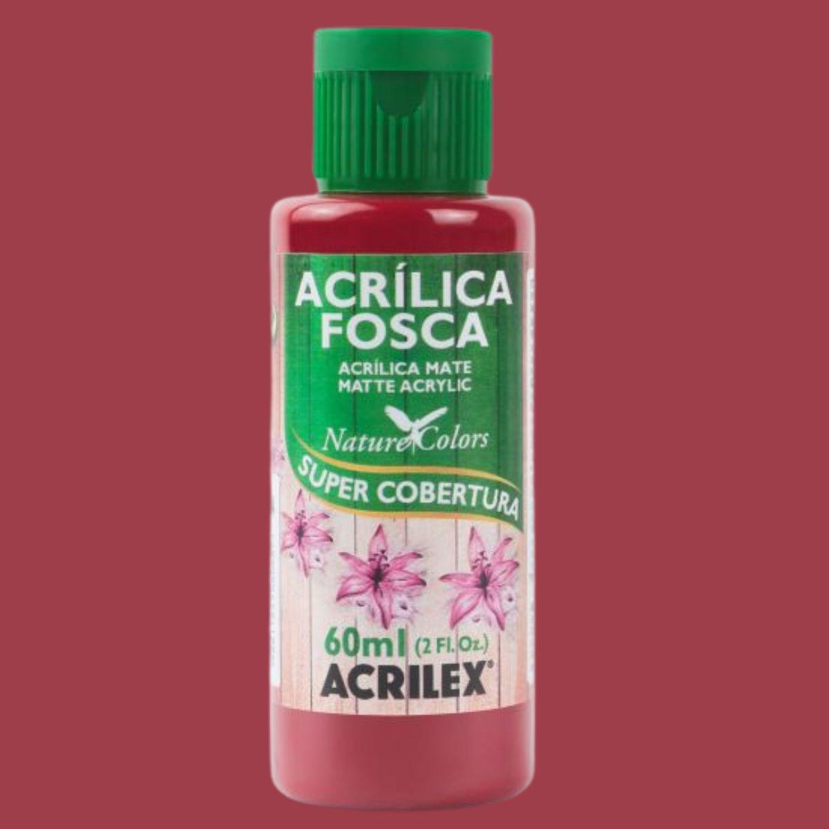 Tinta Acrílica Fosca Acrilex 60ml Nature Colors Alta Cobertura - Palácio da Arte