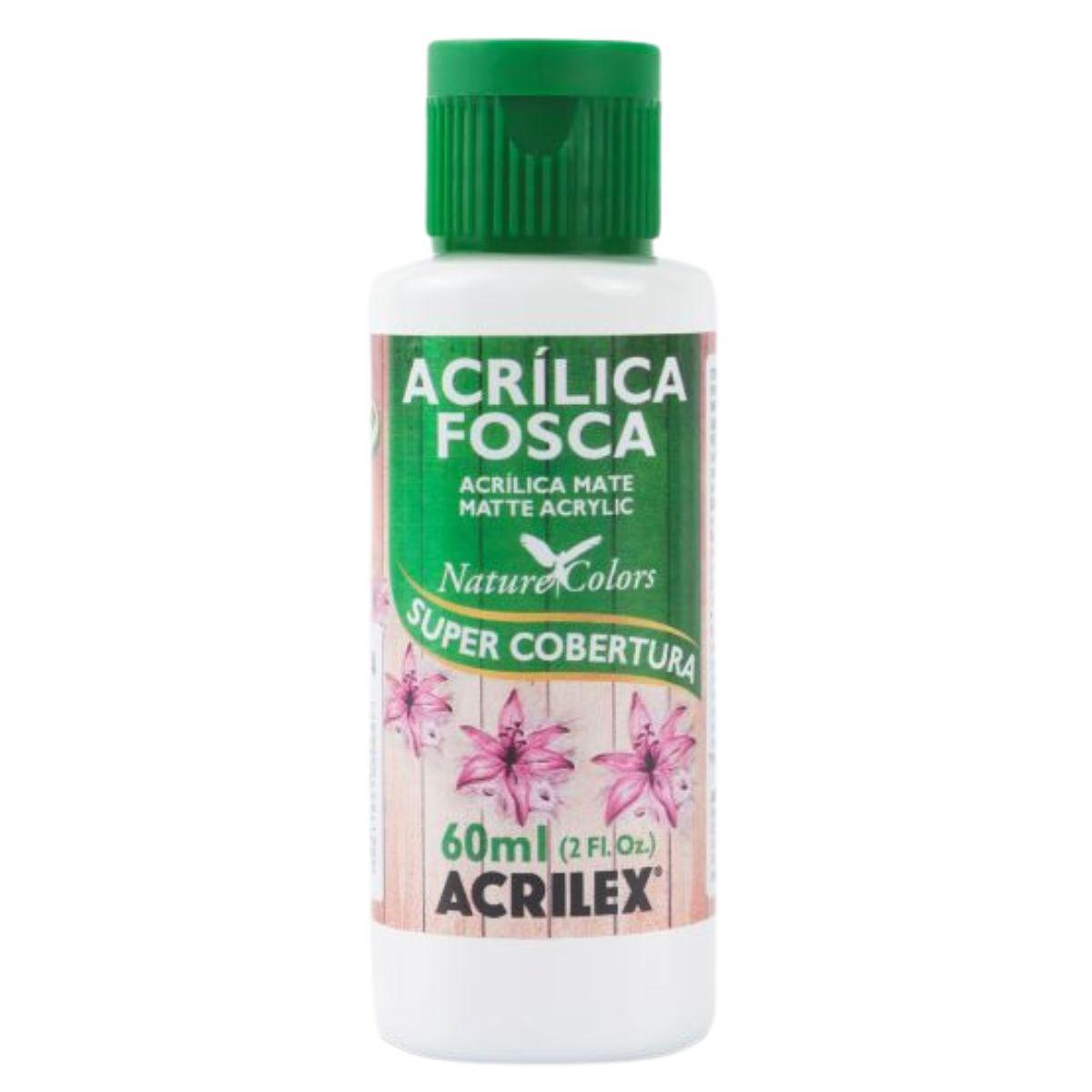 Tinta Acrílica Fosca Acrilex 60ml Nature Colors Alta Cobertura - Palácio da Arte