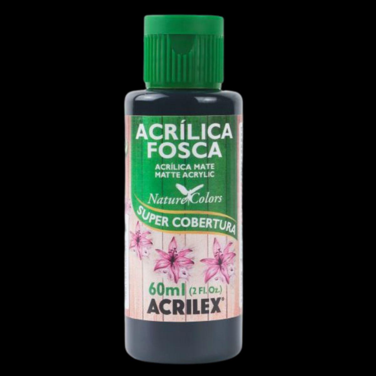 Tinta Acrílica Fosca Acrilex 60ml Nature Colors Alta Cobertura - Palácio da Arte