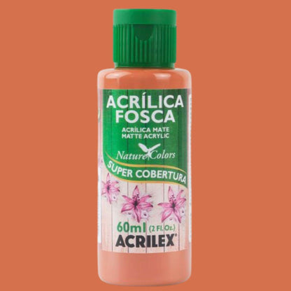 Tinta Acrílica Fosca Acrilex 60ml Nature Colors Alta Cobertura - Palácio da Arte
