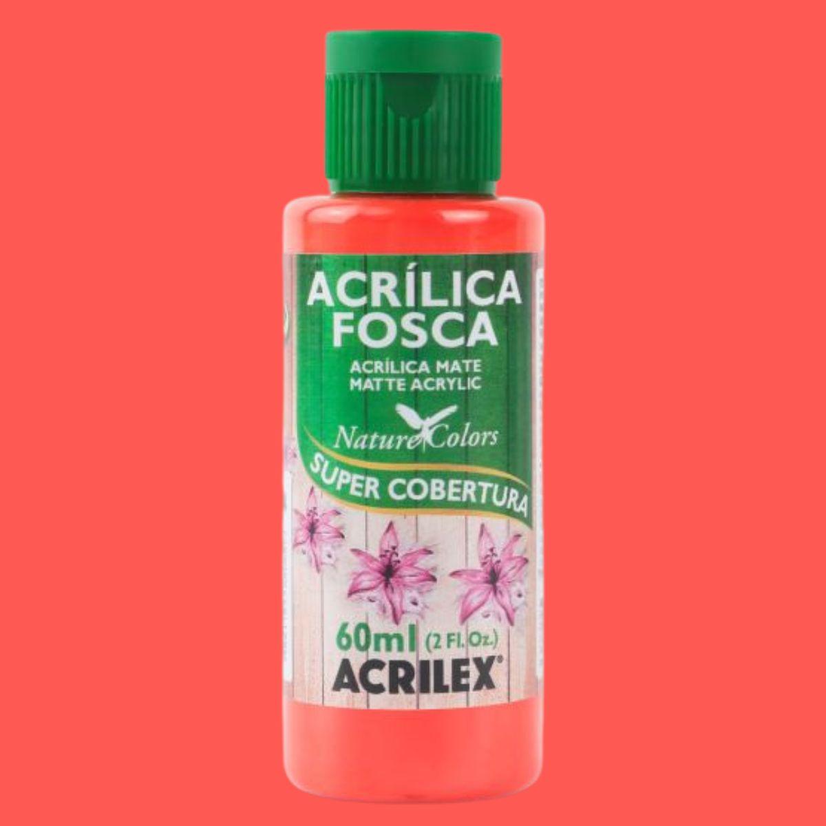 Tinta Acrílica Fosca Acrilex 60ml Nature Colors Alta Cobertura - Palácio da Arte