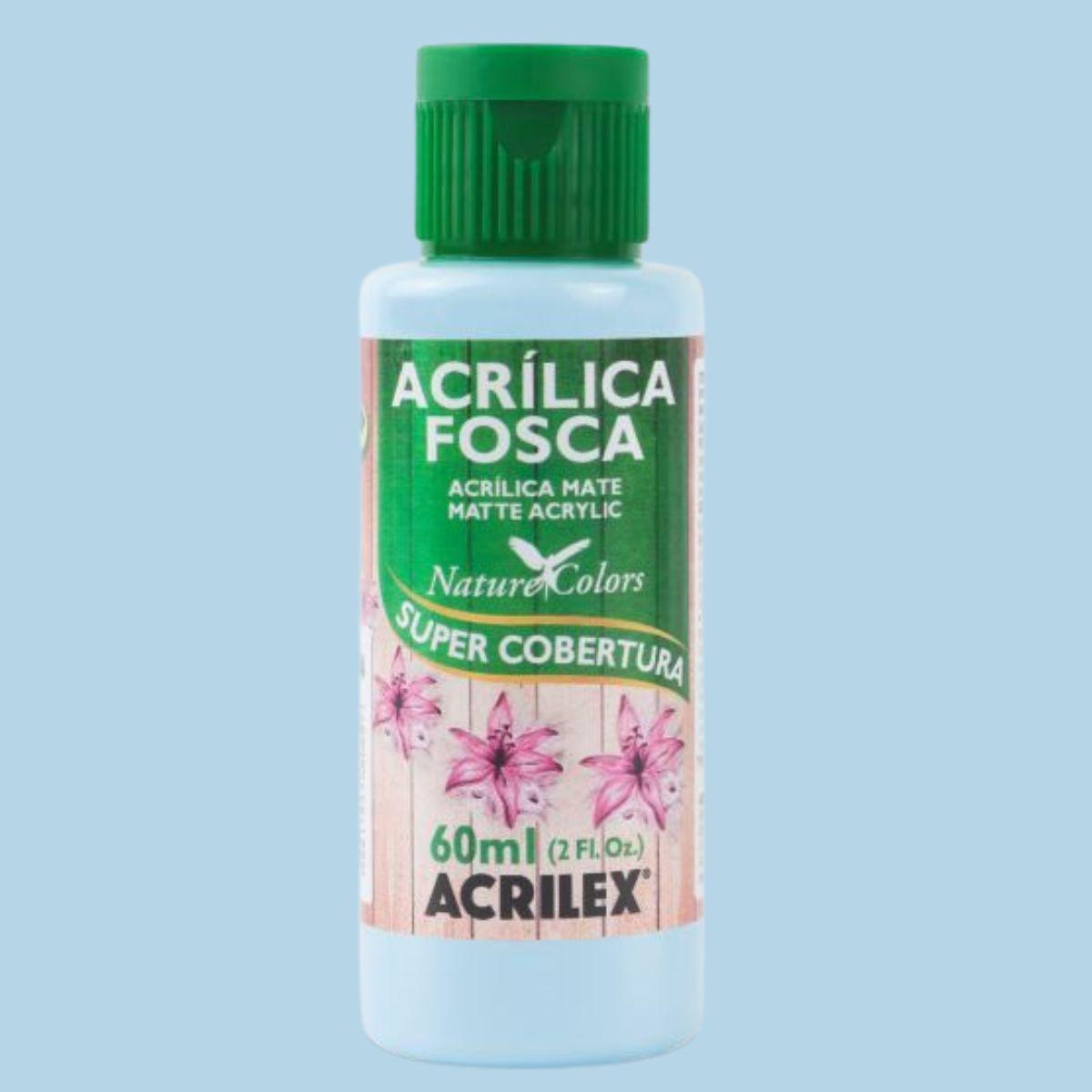 Tinta Acrílica Fosca Acrilex 60ml Nature Colors Alta Cobertura - Palácio da Arte