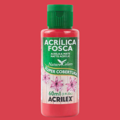 Tinta Acrílica Fosca Acrilex 60ml Nature Colors Alta Cobertura - Palácio da Arte