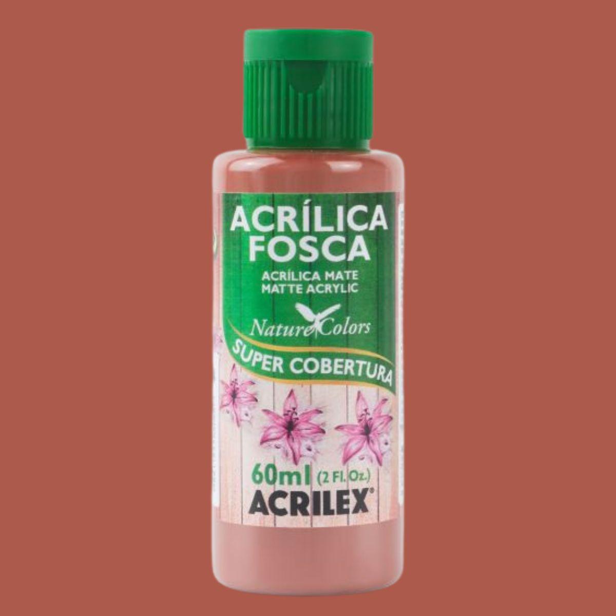Tinta Acrílica Fosca Acrilex 60ml Nature Colors Alta Cobertura - Palácio da Arte