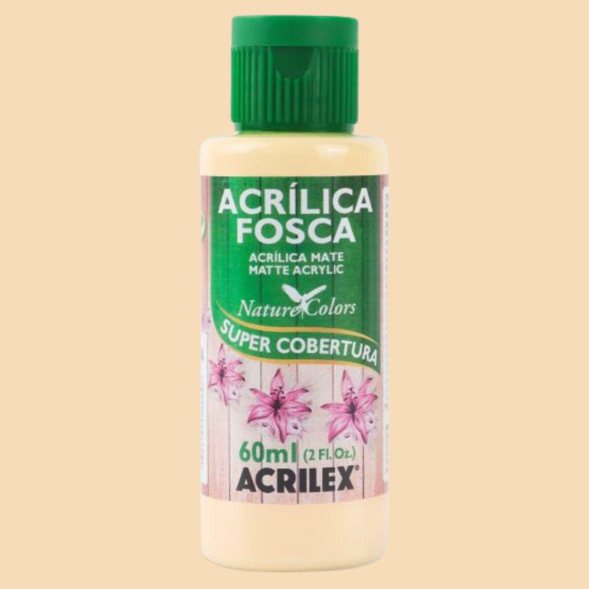 Tinta Acrílica Fosca Acrilex 60ml Nature Colors Alta Cobertura - Palácio da Arte