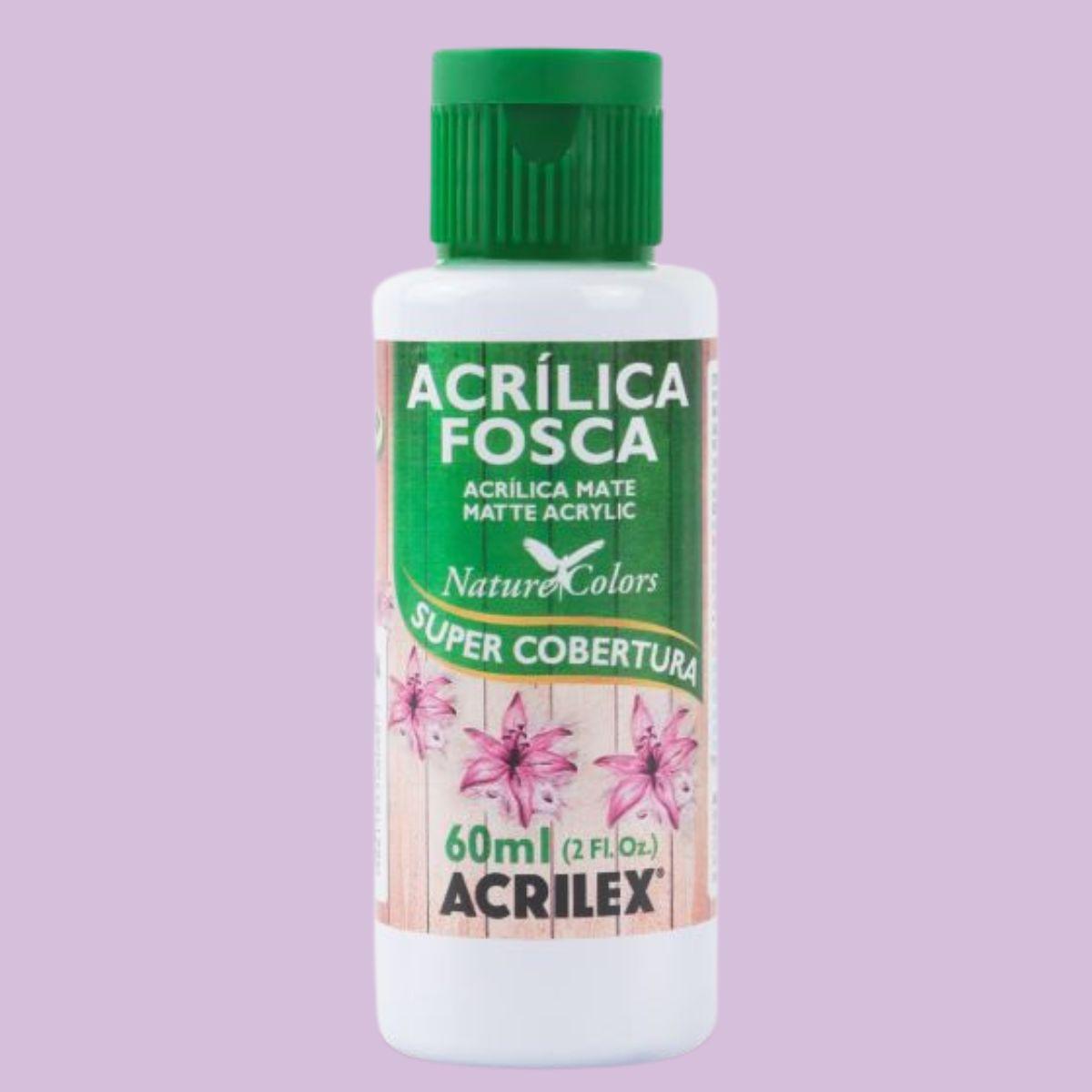 Tinta Acrílica Fosca Acrilex 60ml Nature Colors Alta Cobertura - Palácio da Arte