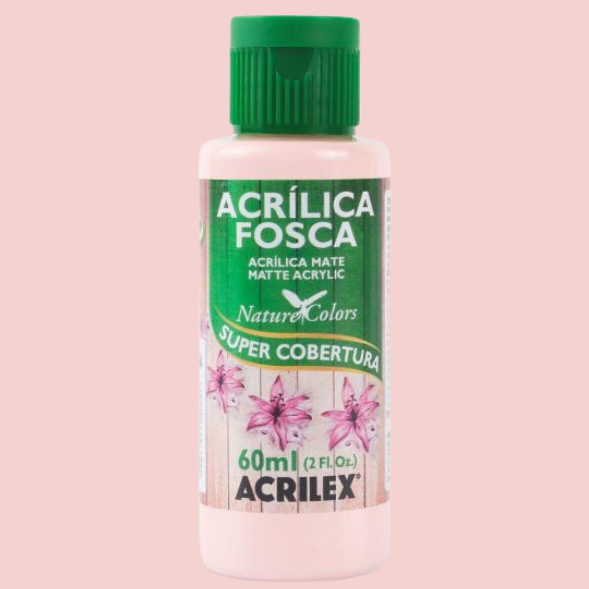 Tinta Acrílica Fosca Acrilex 60ml Nature Colors Alta Cobertura - Palácio da Arte