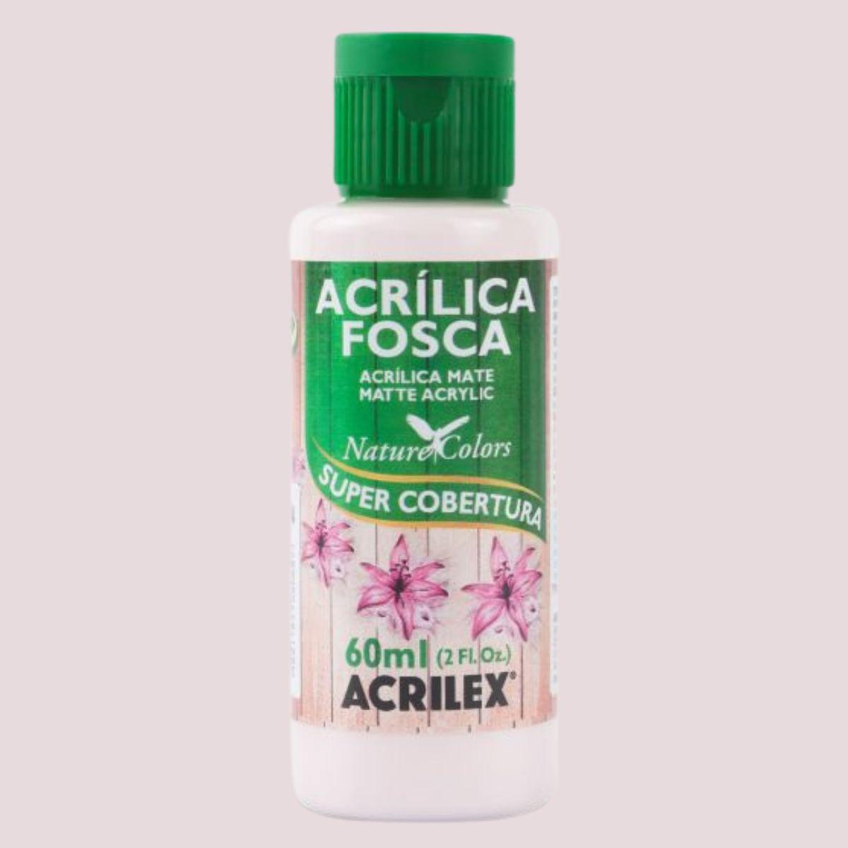 Tinta Acrílica Fosca Acrilex 60ml Nature Colors Alta Cobertura - Palácio da Arte