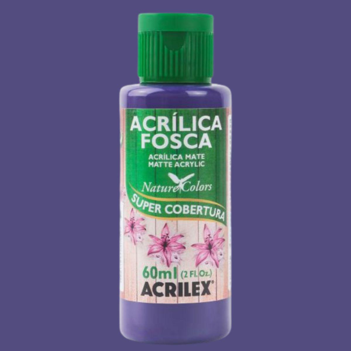 Tinta Acrílica Fosca Acrilex 60ml Nature Colors Alta Cobertura - Palácio da Arte