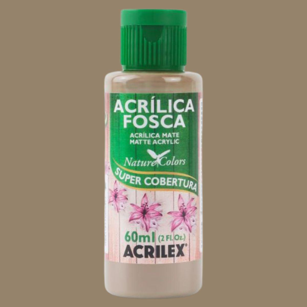 Tinta Acrílica Fosca Acrilex 60ml Nature Colors Alta Cobertura - Palácio da Arte