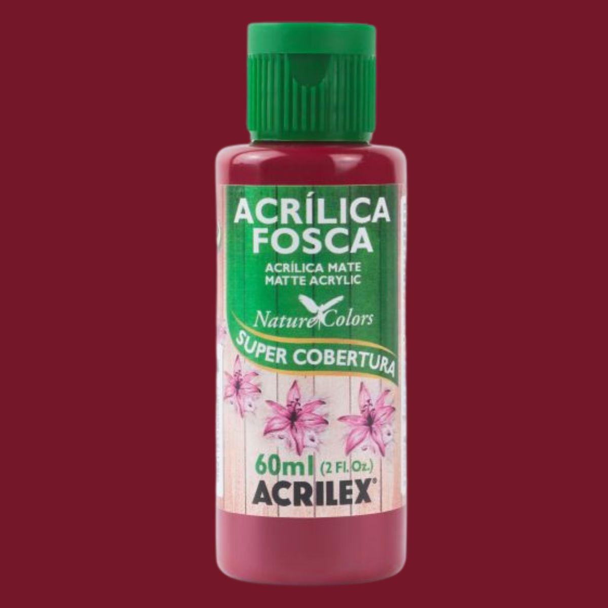 Tinta Acrílica Fosca Acrilex 60ml Nature Colors Alta Cobertura - Palácio da Arte