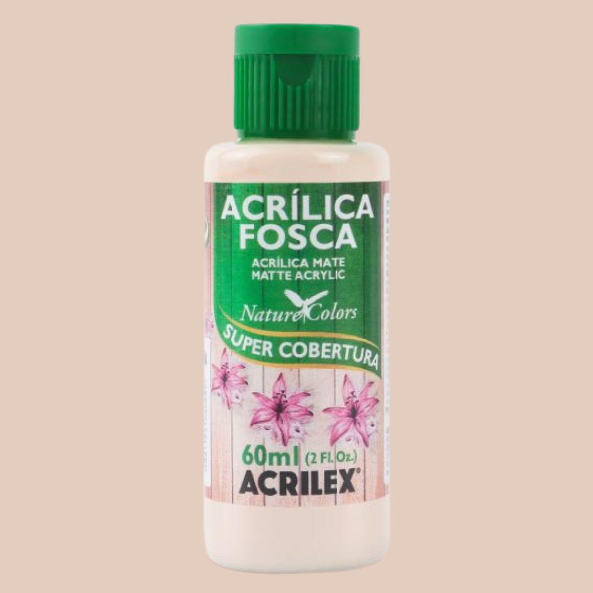 Tinta Acrílica Fosca Acrilex 60ml Nature Colors Alta Cobertura - Palácio da Arte