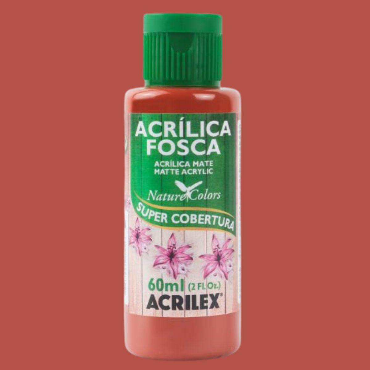 Tinta Acrílica Fosca Acrilex 60ml Nature Colors Alta Cobertura - Palácio da Arte