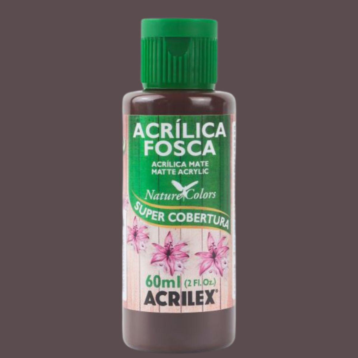 Tinta Acrílica Fosca Acrilex 60ml Nature Colors Alta Cobertura - Palácio da Arte