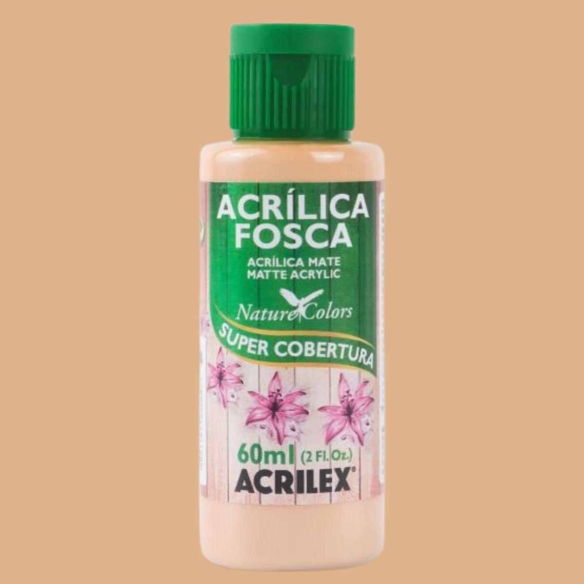 Tinta Acrílica Fosca Acrilex 60ml Nature Colors Alta Cobertura - Palácio da Arte