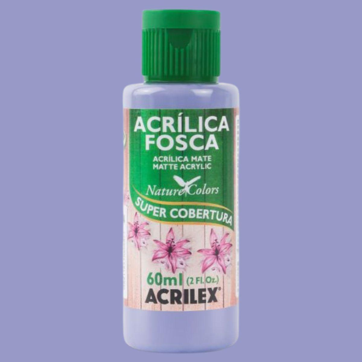 Tinta Acrílica Fosca Acrilex 60ml Nature Colors Alta Cobertura - Palácio da Arte