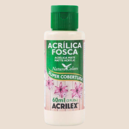 Tinta Acrílica Fosca Acrilex 60ml Nature Colors Alta Cobertura - Palácio da Arte