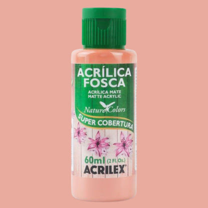Tinta Acrílica Fosca Acrilex 60ml Nature Colors Alta Cobertura - Palácio da Arte