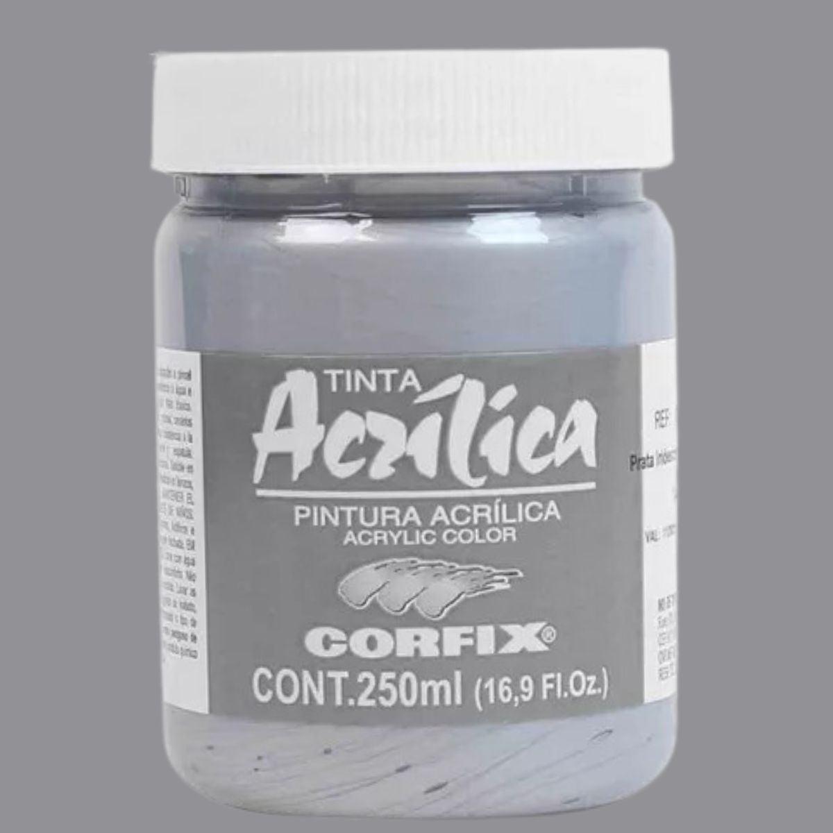 Tinta Acrílica Metálica Corfix 250ml - Palácio da Arte