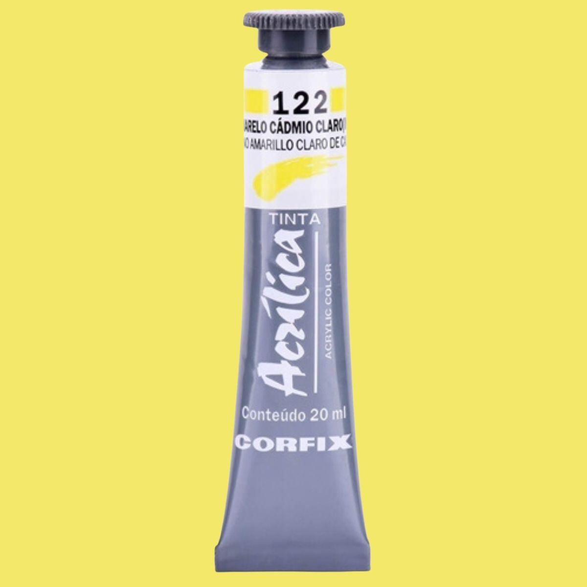 Tinta Acrílica para Telas Corfix 20ml - Palácio da Arte