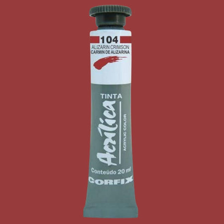 Tinta Acrílica para Telas Corfix 20ml - Palácio da Arte