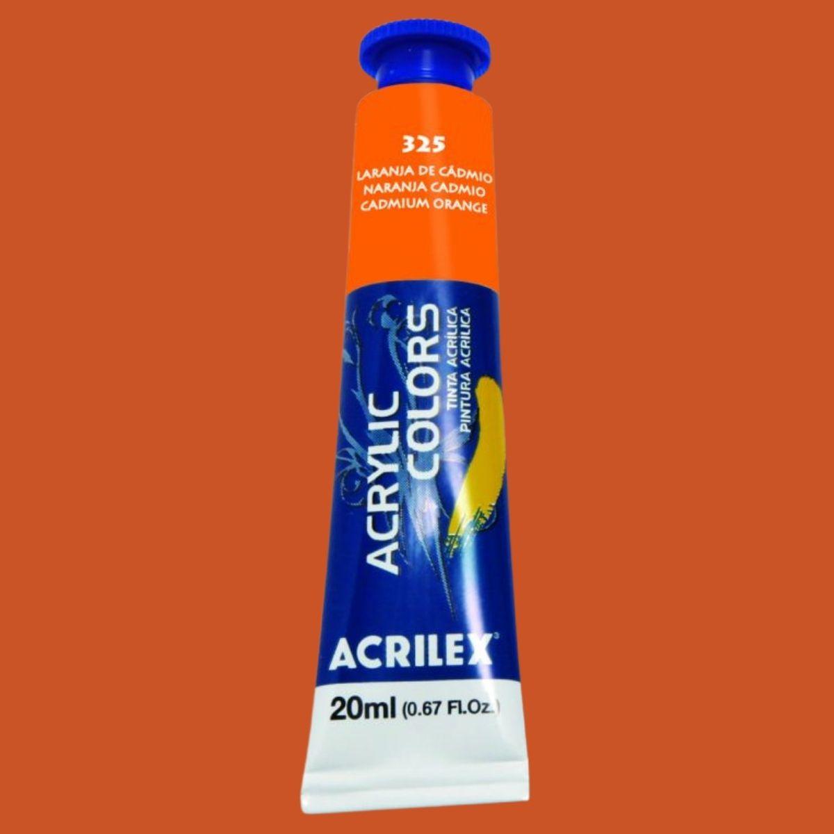 Tinta Acrylic Colors Acrilex 20ml Tinta Acrílica para Telas - Palácio da Arte