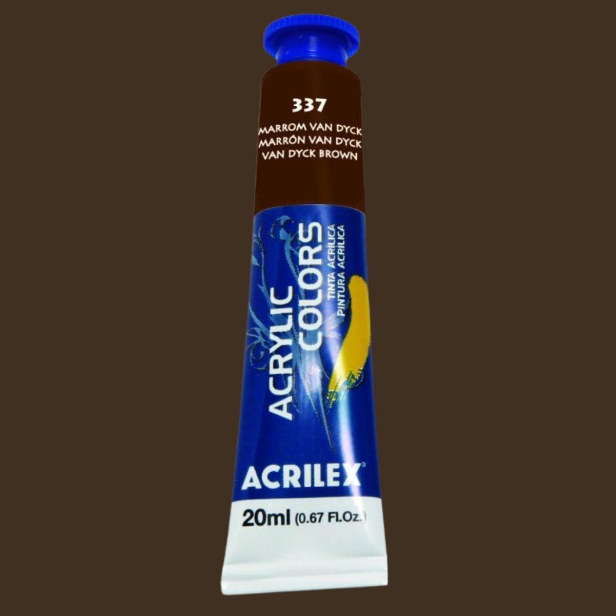 Tinta Acrylic Colors Acrilex 20ml Tinta Acrílica para Telas - Palácio da Arte