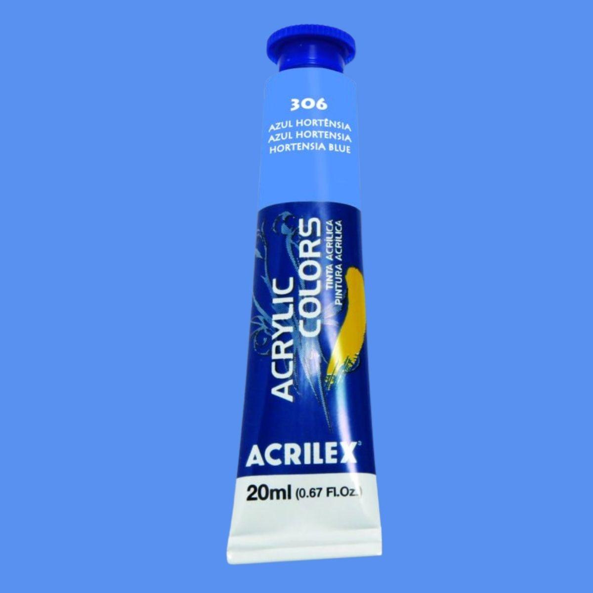 Tinta Acrylic Colors Acrilex 20ml Tinta Acrílica para Telas - Palácio da Arte