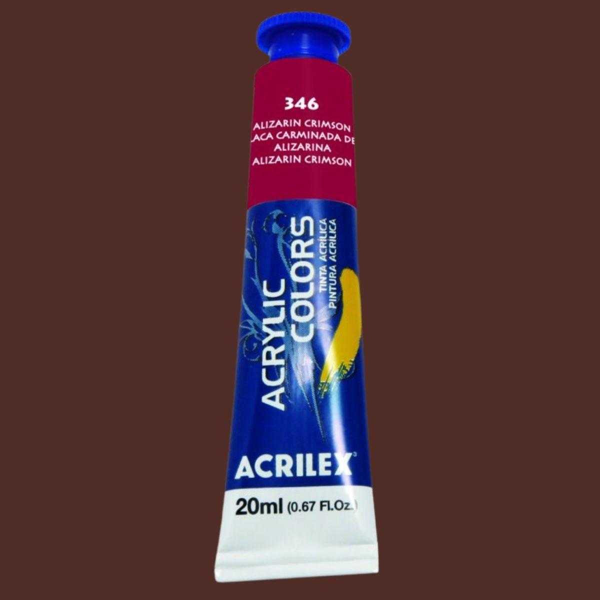 Tinta Acrylic Colors Acrilex 20ml Tinta Acrílica para Telas - Palácio da Arte