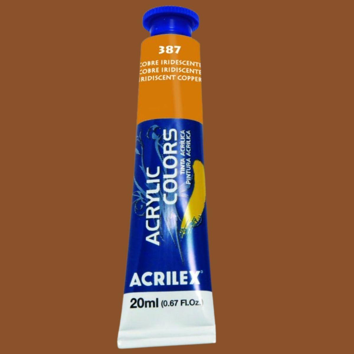 Tinta Acrylic Colors Acrilex 20ml Tinta Acrílica para Telas - Palácio da Arte