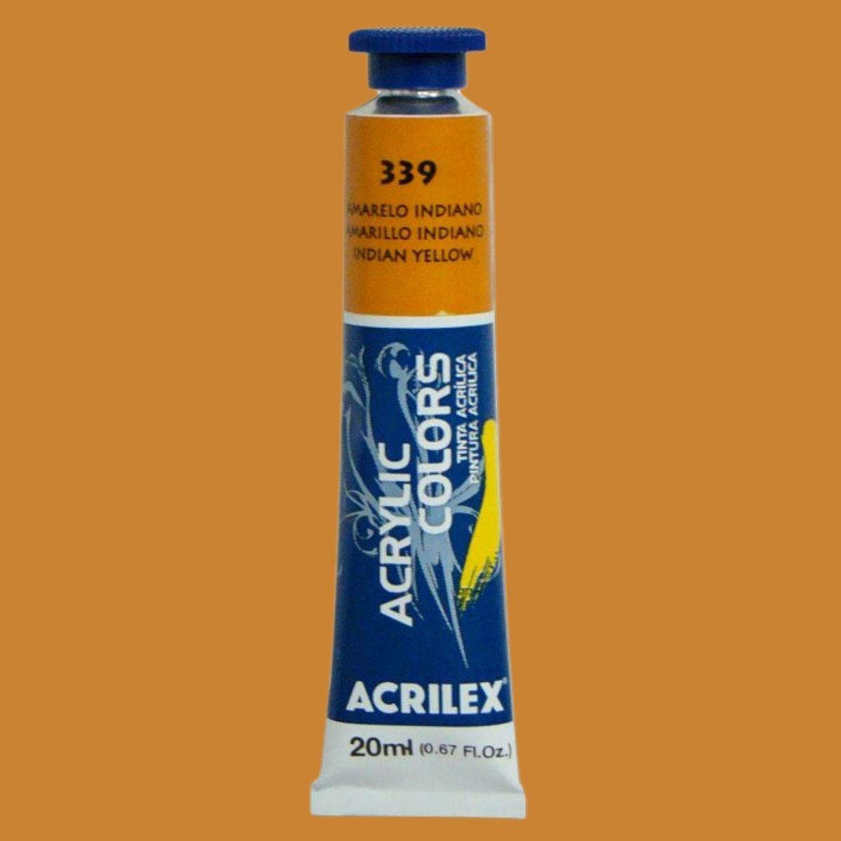 Tinta Acrylic Colors Acrilex 20ml Tinta Acrílica para Telas - Palácio da Arte