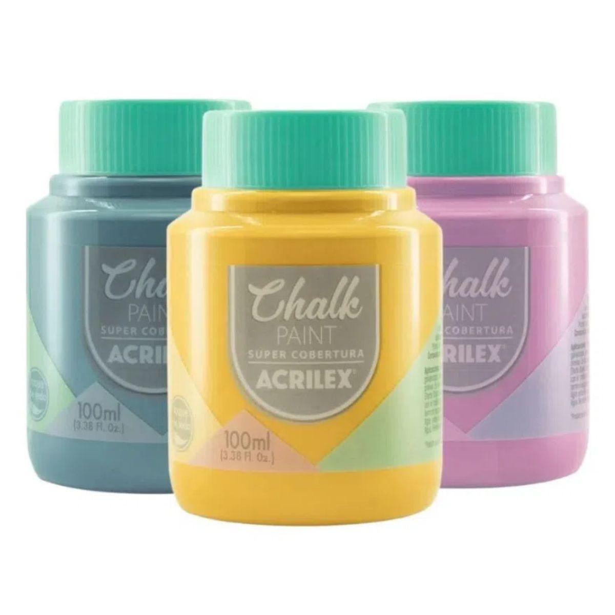 Tinta Chalk Acrilex 100ml Fosco - Palácio da Arte
