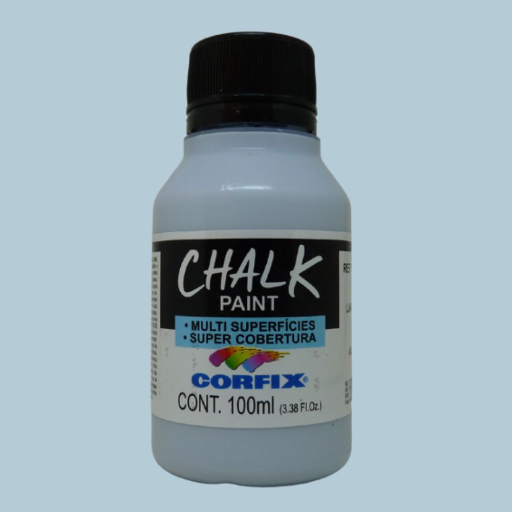 Tinta Chalk Paint Corfix 100ml Acrílico Fosco - Palácio da Arte