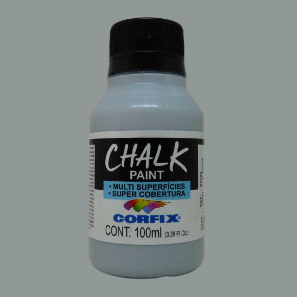 Tinta Chalk Paint Corfix 100ml Acrílico Fosco - Palácio da Arte