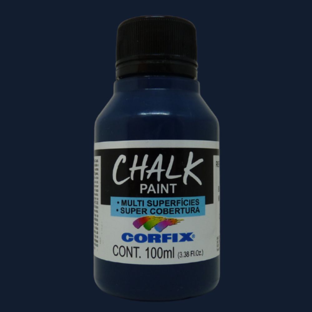 Tinta Chalk Paint Corfix 100ml Acrílico Fosco - Palácio da Arte
