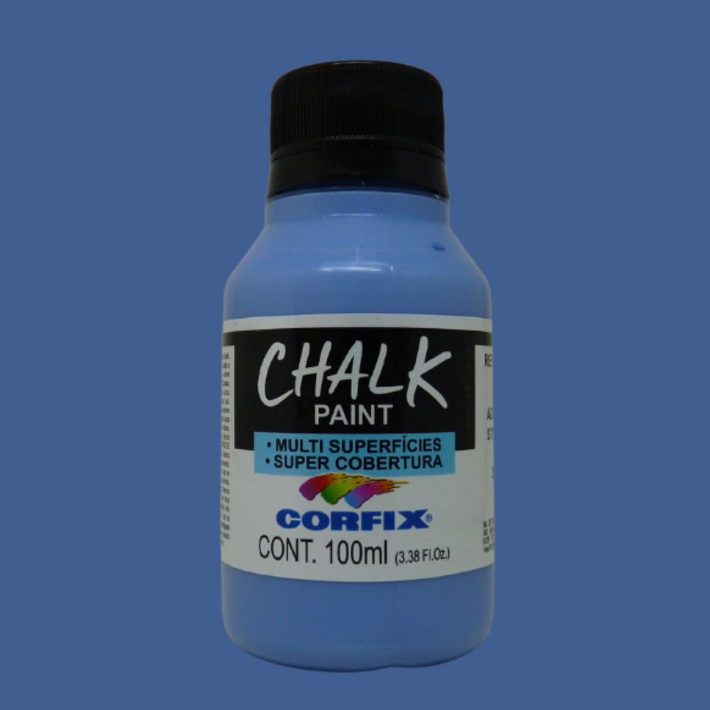 Tinta Chalk Paint Corfix 100ml Acrílico Fosco - Palácio da Arte